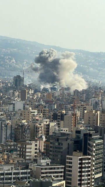 غارة عنيفة على الضاحية الجنوبية لبيروت استهدفت منطقة معوض