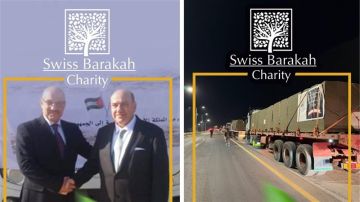 SWISS BARAKAH CHARITY عبر فرعها بالأردن تسير قافلة مساعدات إغاثية إلى لبنان