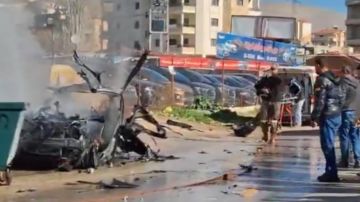 بالفيديو: استهداف سيارة في زحلة بالفيديو: استهداف سيارة في زحلة