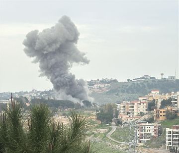 غارة معادية استهدفت حي الراهبات في مدينة النبطية