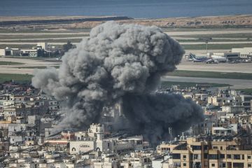 لبنان.. تصاعد الدخان قرب مطار بيروت الدولي