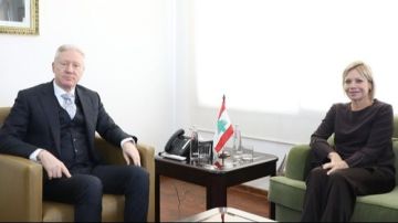 رجي عرض مع بلاسخارت لسبل وقف التصعيد الإسرائيلي رجي عرض مع بلاسخارت لسبل وقف التصعيد الإسرائيلي