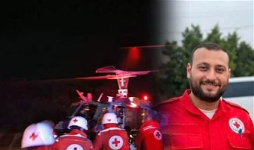 الصليب الاحمر ينعى المسعف يوسف عساف