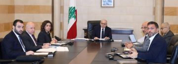 سلام عقد اجتماعا بالسراي لمتابعة تأمين المحروقات لمراكز الإيواء في مختلف المحافظات سلام عقد اجتماعا بالسراي لمتابعة تأمين المحروقات لمراكز الإيواء في مختلف المحافظات