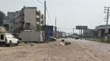 غارة جديدة تستهدف الحوش - صور