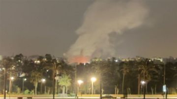 غارة عنيفة تستهدف البرج الشمالي - صور