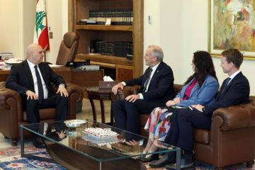 لقاءات اغاثية وديبلوماسية وسياسية في قصر بعبدا والرئيس عون اطلع على عمل وزارة الشؤون الاجتماعية والصليب الاحمر اللبناني في هذه المرحلة