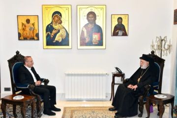 رائد خوري بعد لقائه المطران عوده: لبنان المنهك لا يستطيع دفع كلفة حروب الآخرين