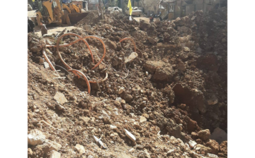 مؤسسة مياه البقاع: تضرر الشبكات وانقطاع المياه عن بعض المشتركين نتيجة القصف على النبي شيت