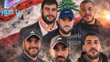 موكب سيارات الاسعاف من كل الاجهزة الاسعافية ينطلق الآن نحو بلدة طيردبا الجنوبية لتشييع اقمار البلدة الستة