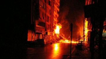 بالفيديو: الضاحية تحت نيران الغارات! بالفيديو: الضاحية تحت نيران الغارات!