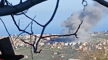 بالفيديو: بعد التهديد... غارة عنيفة