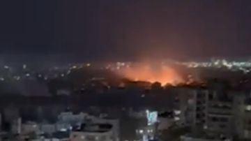 فيديو للحظة الغارة على الضاحية