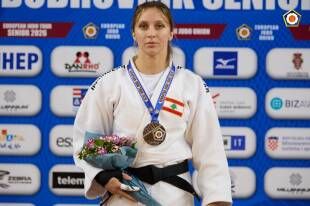 اكويلينا الشايب وصيفة بطلة اوروبا في الجودو اكويلينا الشايب وصيفة بطلة اوروبا في الجودو