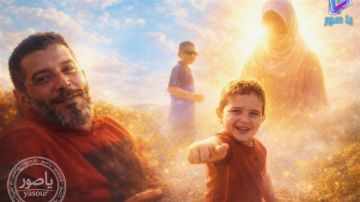 سحب جثمان يوسف الصغير وزوجته وولديه الصغيرين من تحت انقاض منزلهم المدمر في بلدة القنطرة