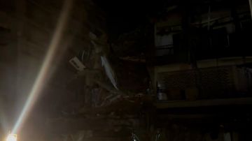 بالفيديو: دمار كبير بعد الغارة بالفيديو: دمار كبير بعد الغارة