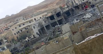 بالفيديو: غارة بين دورس وعين بورضاي