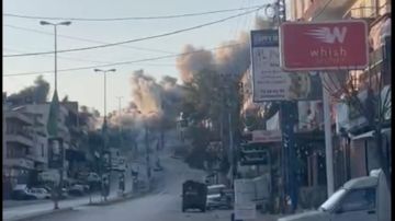 بالفيديو: غارة عنيفة على النبطية بالفيديو: غارة عنيفة على النبطية