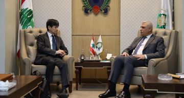 اللواء شقير عرض للأوضاع مع سفير اليابان