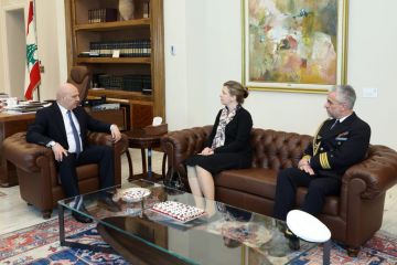 الرئيس عون اجرى لقاءات واتصالات دبلوماسية وتبلغ دعم الدول الصديقة والشقيقة لاستقرار لبنان