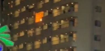 بالفيديو حريق داخل فندق في منطقة الروشة