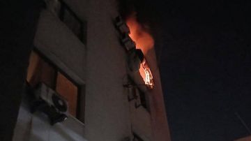 بالفيديو: استهداف شقة في النبعة - برج حمود