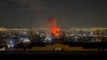 فيديو لقصف مقر الإذاعة والتلفزيون في إيران