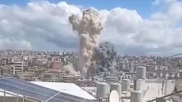 فيديو يخطف الانفاس للغارة على صور