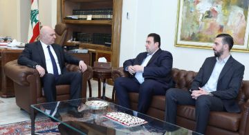 الأوضاع العامة في البلاد بين الرئيس عون والنائبين البعريني ورستم