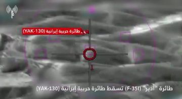 الجيش الاسرائيلي ينشر فيديو للحظة إسقاط طائرة حربية إيرانية فوق سماء طهران