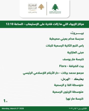بالصور: مراكز الإيواء التي ما زالت قادرة على الاستيعاب بالصور: مراكز الإيواء التي ما زالت قادرة على الاستيعاب