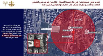 أدرعي: انذار عاجل لسكان مدينة صيدا