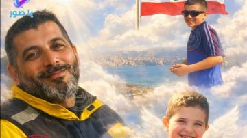 ارتقاء افراد عائلة من آل الصغير مؤلفة من أب وأم وطفلين جراء الغارة في بلدة القنطرة