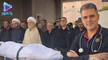 تشييع طبيب الفقراء ، الطبيب الانساني الدكتور هشام اسماعيل في بلدته ديرقانون رأس العين