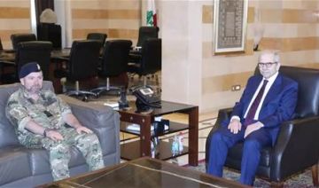 سلام عرض ومستشار وزارة الدفاع البريطانية التطورات في لبنان والمنطقة