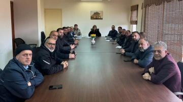 اجتماع في قائمقامية المنية - الضنية لمتابعة قضية النازحين