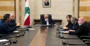 سلام استقبل حيدر وشاهين وعقد لقاء وزاريا لمتابعة التطورات ومتطلبات النزوح والإغاثة