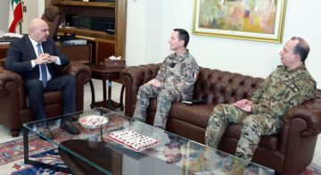 الرئيس عون استقبل رئيس الأركان الفرنسي موفدا من ماكرون وأطلعه على الأوضاع الأمنية