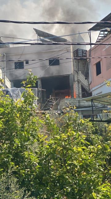 العدو يستهدف شقة في مخيم المية ومية-صيدا