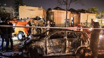 سقوط شظايا صاروخية في تل أبيب... وفيديو للأضرار