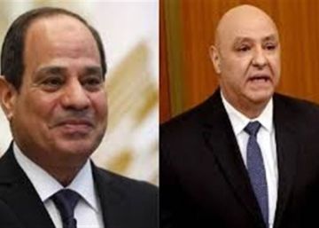 السيسي يتصل بالرئيس عون ويبلغه دعم بلاده للبنان حكومة وشعبا وجيشا