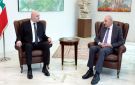 الرئيسان عون وبري يشددان على الوحدة الوطنية والتضامن بين اللبنانيين وأهمية الحفاظ على السلم الأهلي