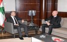 بو صعب بحث مع السفير الالماني دعم لبنان والتعاون التنموي واقرار اتفاق انشاء مكاتب للوكالة الالمانية وبنك اعادة الاعمار