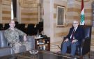 رئيس الحكومة يلتقي قائد الجيش في هذه الأثناء بالسراي الحكومي - lb