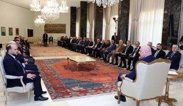 عون لوفد من جزين: المفاوضات لا تعني التنازل ولا الاستسلام.. الأهم أولا وقف الاعتداءات والانسحاب الإسرائيلي وعودة الأسرى