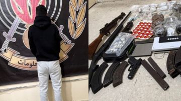 قوى الأمن: توقيف مواطن لقيامه بقتل شخص وإحراق جثته في كفر عقاب وضبط أسلحة ومخدرات