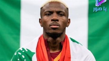 لاعب منتخب نيجيريا في كرة القدم المهاجم العالمي Victor Osimhen يتضامن مع لبنان وينشر صورته بالعلم اللبناني
