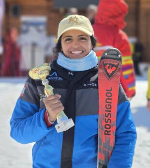 إلسا قهوجي نجمة واعدة هدفها الأولمبياد الشتوي