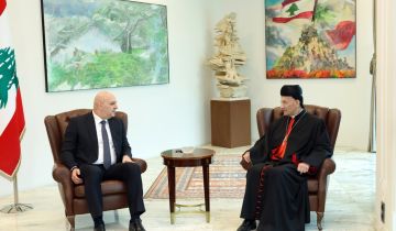 الراعي في قصر بعبدا: المفاوضات لن تتضمن أي تضحية بذرة من لبنان