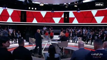 بالفيديو: مشادة وصراخ في الاستديو... بالفيديو: مشادة وصراخ في الاستديو...